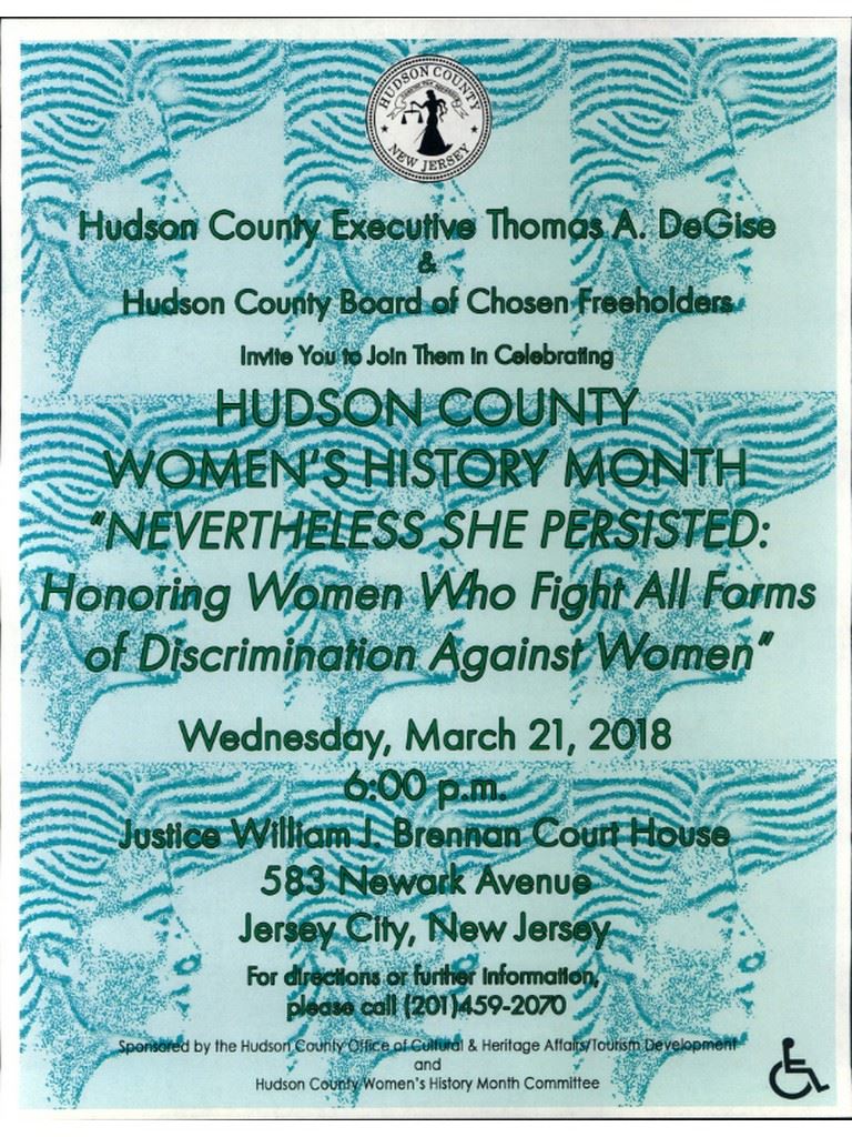 Women History Month Celebration Hudson County